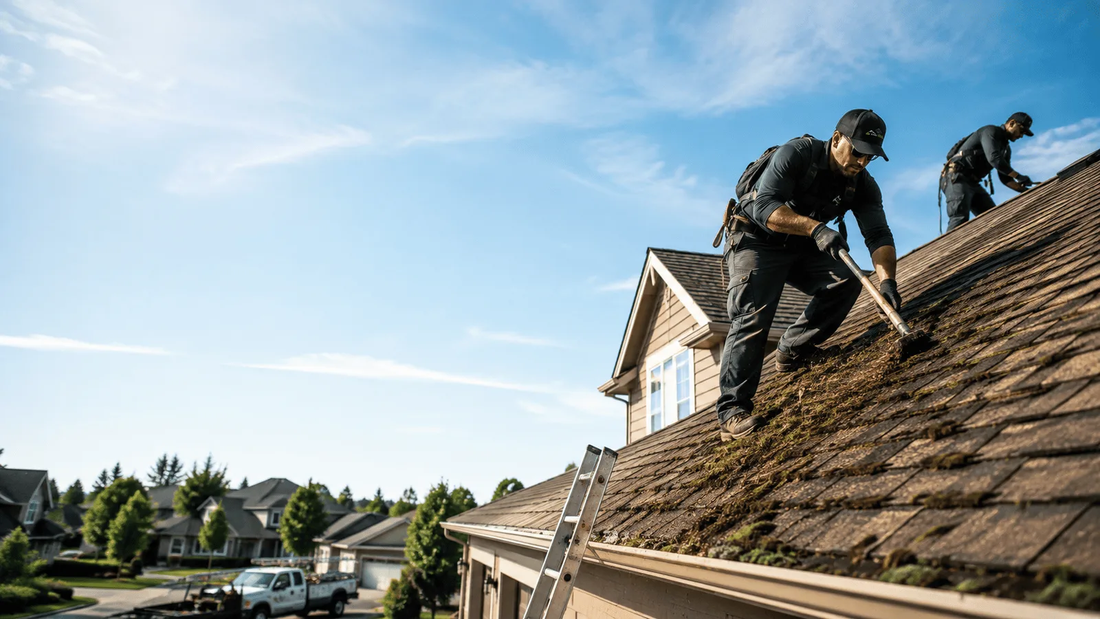 Roof Moss Removal in Chandler, OK near me